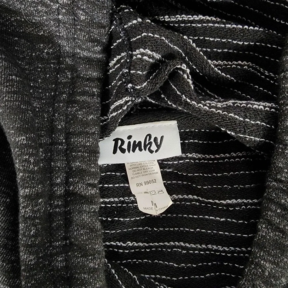 Rinky LA Kings NHL Hockey Hoodie Charcoal Gray Space Dye Marled Mens Medium